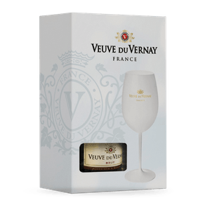 Kit Espumante Veuve du Vernay Brut + Taça de Acrílico Kit Espumante Veuve du Vernay Brut + Taça de Vidro