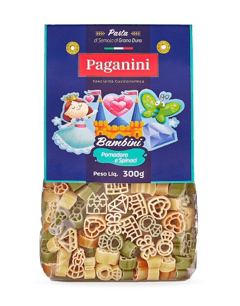 Massa Bambini Princesas (Tricolore) Paganini 300 g