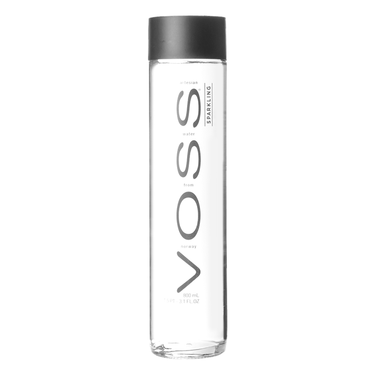 Água VOSS com gás - Garrafa de Vidro de 800 ml