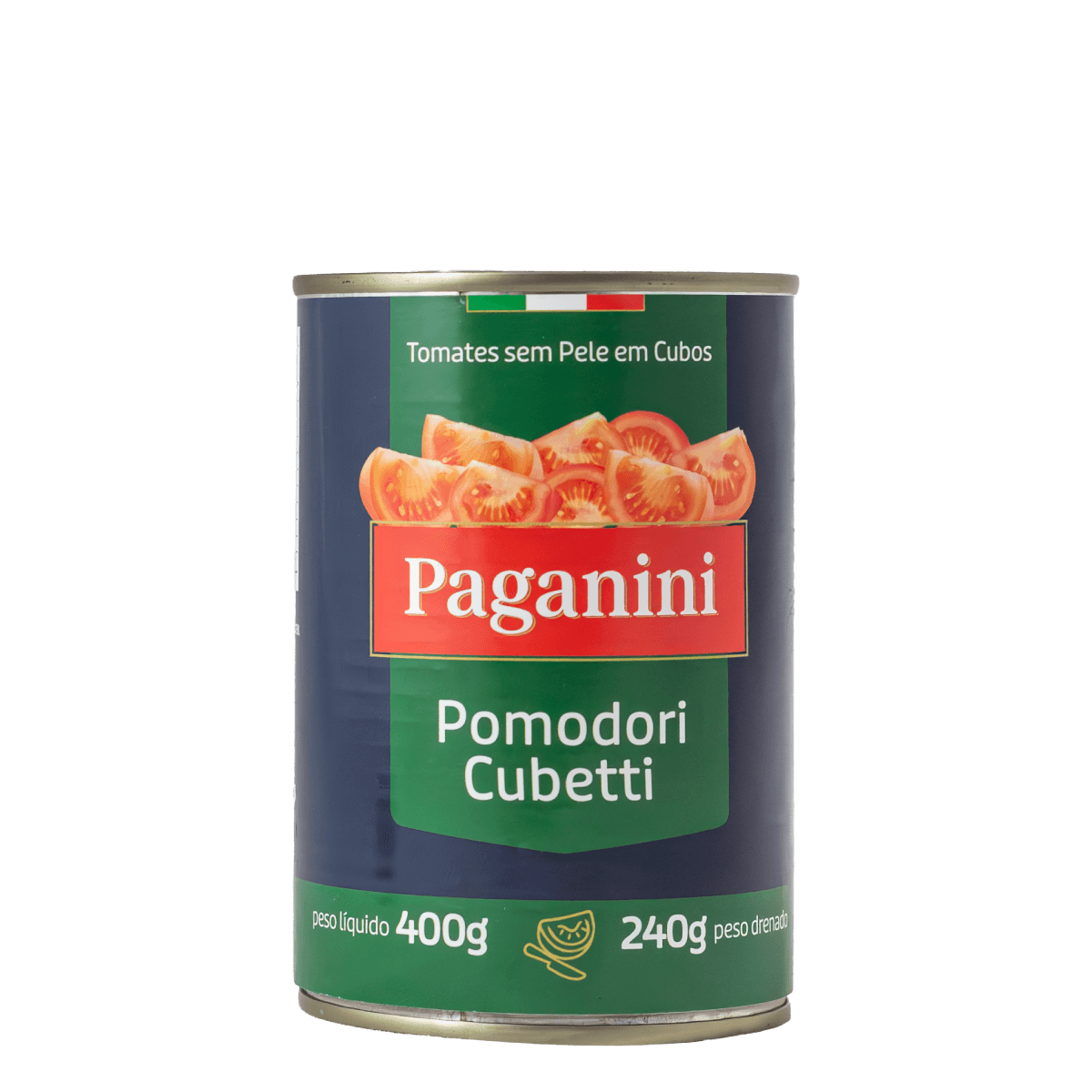 Tomate Pelado em Cubos Paganini 400 g