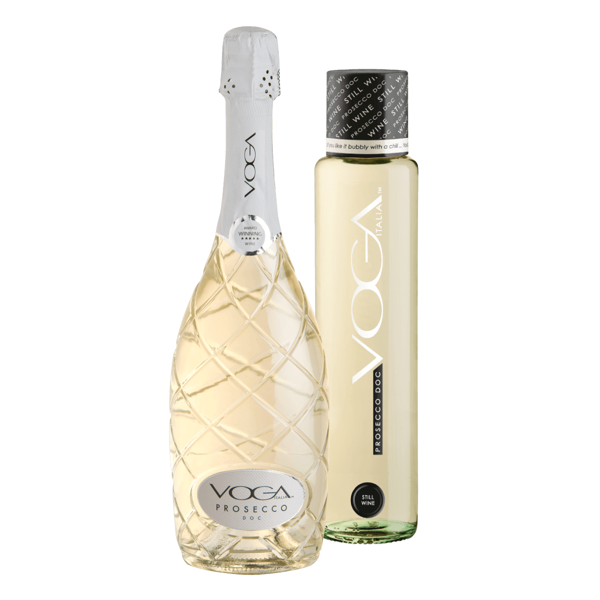 Kit Duas Faces de Prosecco (Espumante + Vinho Branco)