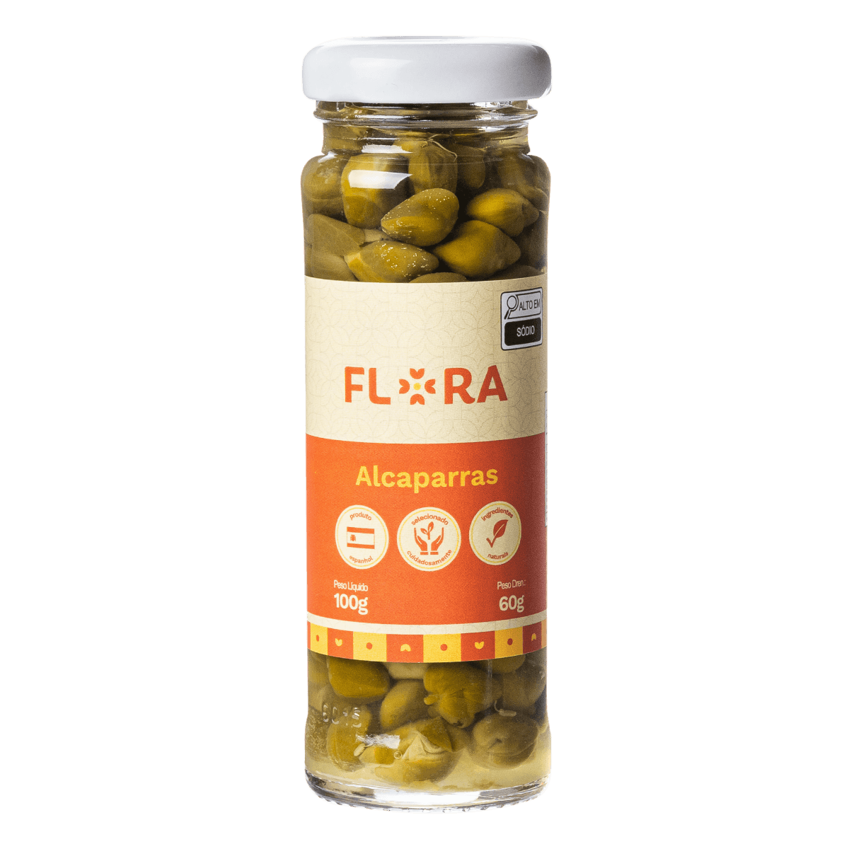 Alcaparras em Conserva Flora 60 g