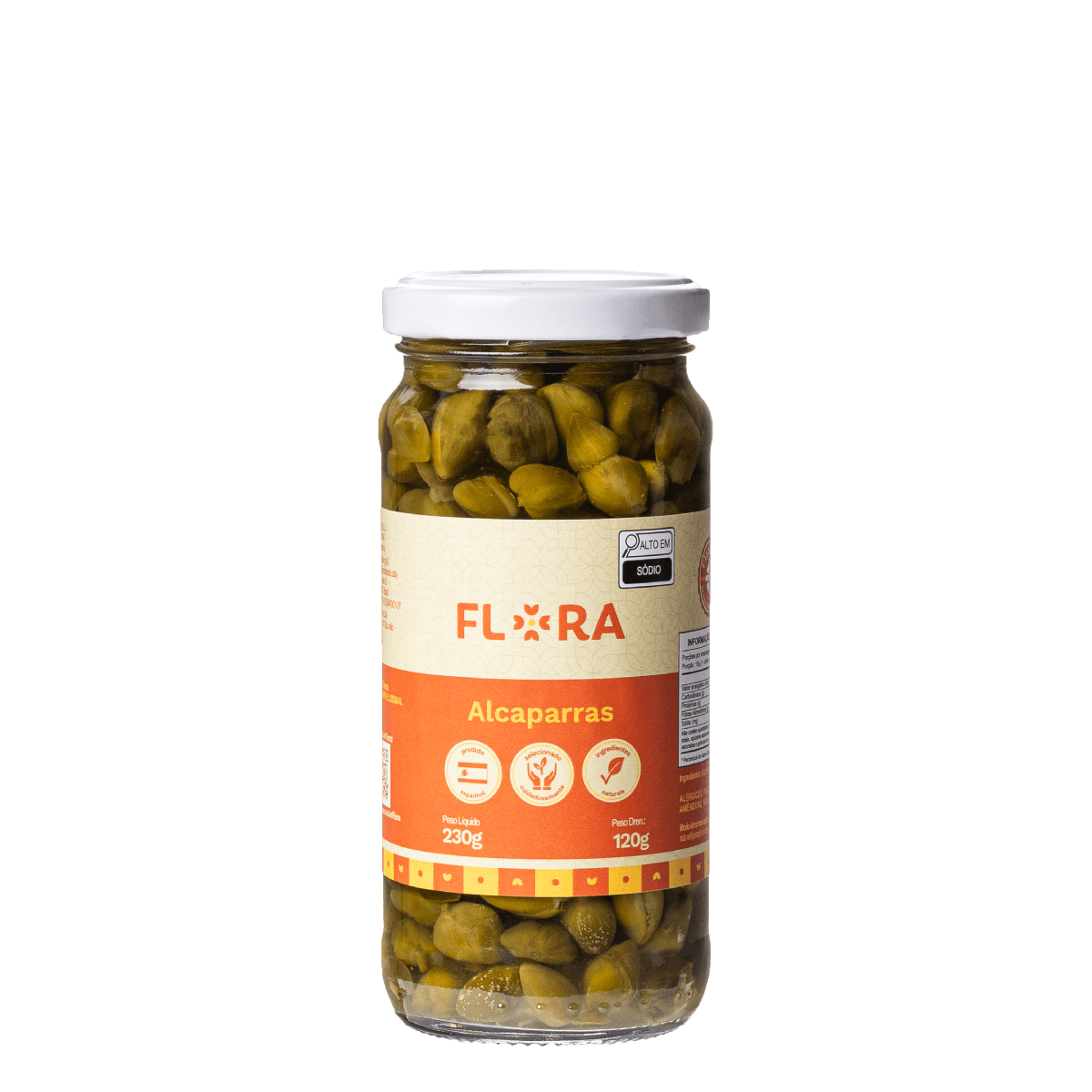 Alcaparras em Conserva Flora 120 g