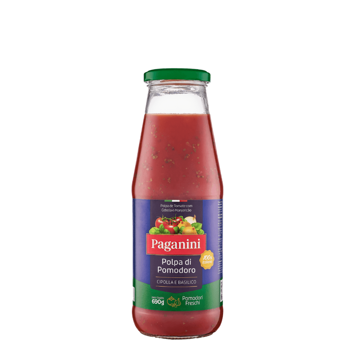 Polpa de Tomate com Manjericão Paganini 690 g